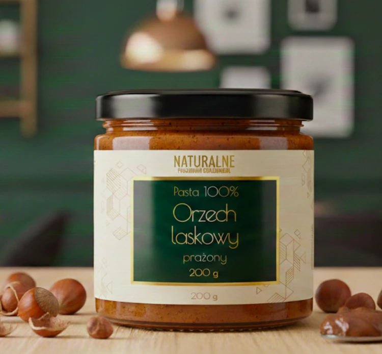 pasta orzechowa - orzech laskowy 100%