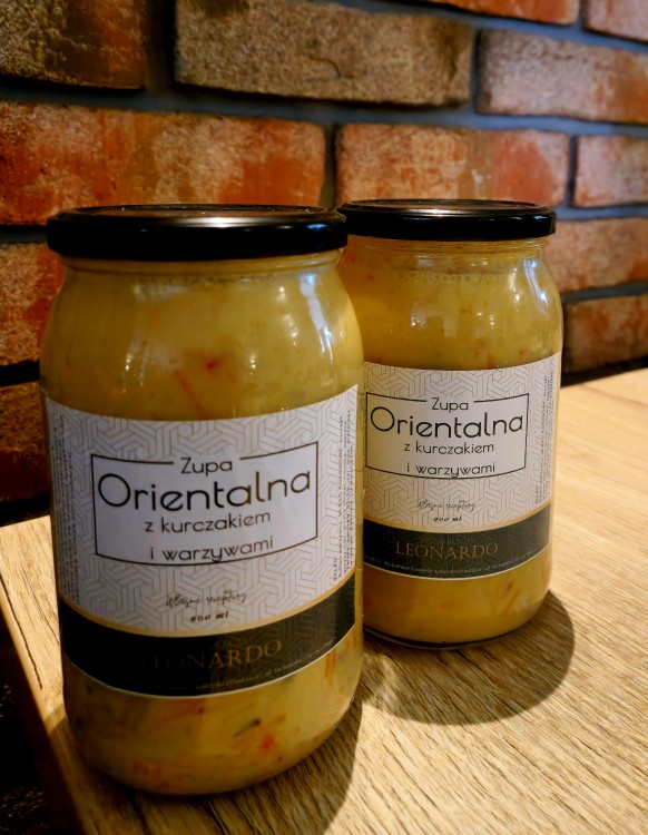 zupa orientalna z kurczakiem