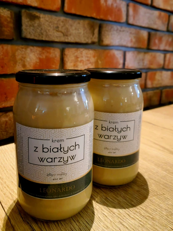 krem z białych warzyw